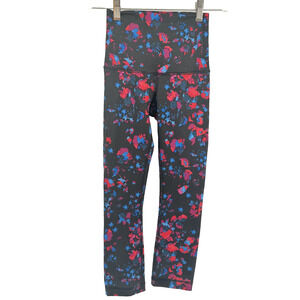 Lululemon Leggings Size 2 Wonder Under Crop Dandy Digie Multi
